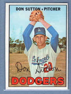 1967 Topps #445 Don Sutton (HOF) EX-MT  GO460