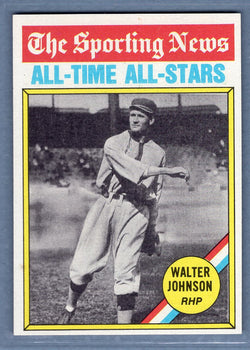 1976 Topps #349 Walter Johnson (HOF)  EX-MT  GOSB1