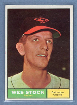 1961 Topps #26 Wes Stock EX-MT  GO195