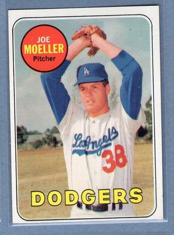 1969 Topps #444 Joe Moeller (b) EX-MT  GOWABB