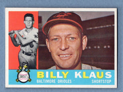 1960 Topps #406 Billy Klaus EX-MT  GO480