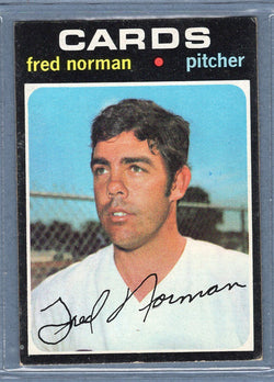 1971 Topps #348 Fred Norman  EX  SB1