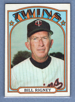 1972 Topps #389 Bill Rigney MG EX  GO500