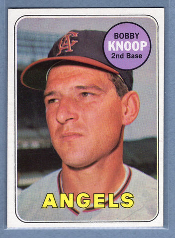 1969 Topps #445 Bobby Knoop EX-MT  GO477
