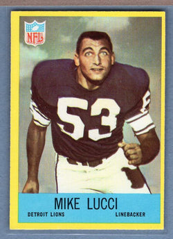 1967 Philadelphia #67 Mike Lucci (R) EX-MT  GO143