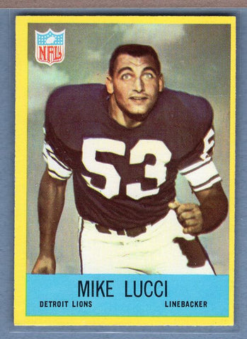 1967 Philadelphia #67 Mike Lucci (R) EX-MT  GO143