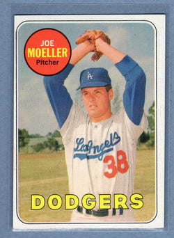 1969 Topps #444 Joe Moeller (c) EX-MT  GOWABB