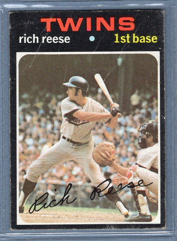 1971 Topps #349 Rich Reese  G-VG  SB1