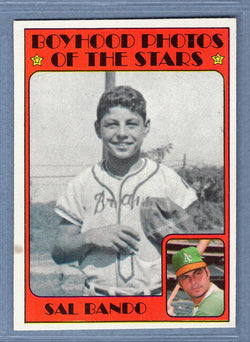 1972 Topps #348 Sal Bando KP EX-MT   GO464