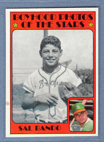 1972 Topps #348 Sal Bando KP EX-MT   GO464