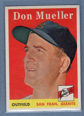 1958 Topps #253 Don Mueller VG-EX(b)   GO167