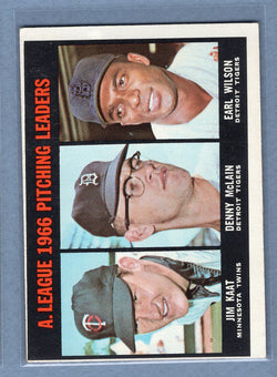 1967 Topps #235 A.L. Pitching Leaders EX  GO368