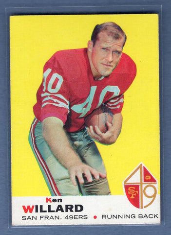 1969 Topps #66 Ken Willard EX  GO257