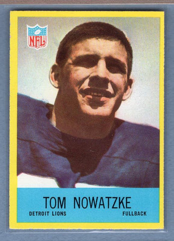 1967 Philadelphia #69 Tom Nowatzke EX-MT  GO143