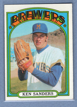 1972 Topps #391 Ken Sanders EX  GO500