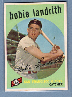 1959 Topps #422 Hobie Landrith (b) EX   GO410