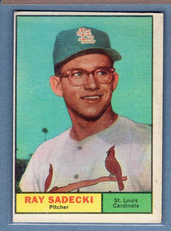 1961 Topps #32 Ray Sadecki EX   GO195