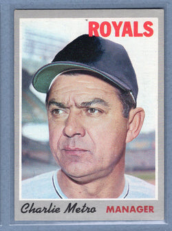 1970 Topps #16 Charlie Metro  EX-MT  GO680