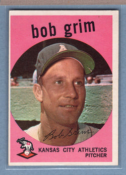 1959 Topps #423 Bob Grim (a) EX   GO410