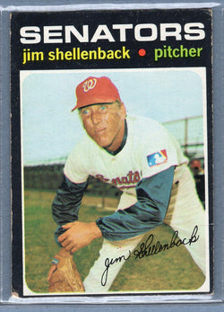 1971 Topps #351 Jim Shellenback  EX  SB1
