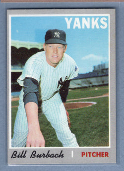 1970 Topps #167 Bill Burbach   EX-MT  GO900