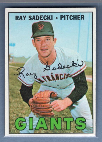 1967 Topps #409 Ray Sadecki EX  GO24