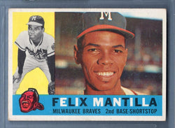 1960 Topps #19 Felix Mantilla EX-MT  Set Break C