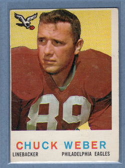 1959 Topps #94 Chuck Weber (a) VG-EX  GO130