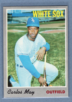 1970 Topps #18 Carlos May  EX-MT  GO680