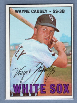 1967 Topps #286 Wayne Causey EX-MT Set Break GO428