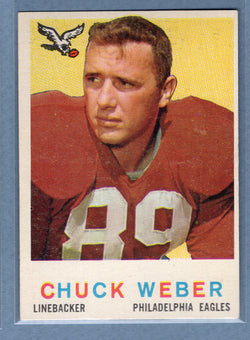 1959 Topps #94 Chuck Weber (b) EX  GO130