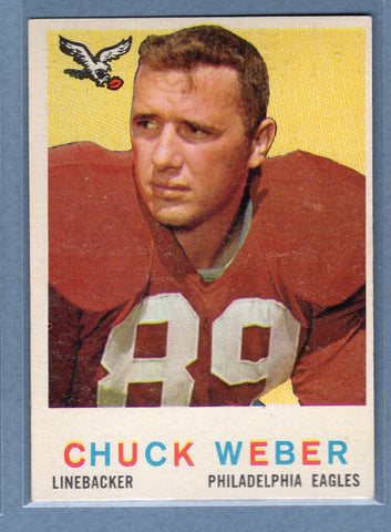 1959 Topps #94 Chuck Weber (b) EX  GO130