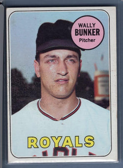 1969 Topps 137 Wally Bunker VG-EX SET BREAK