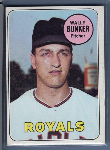 1969 Topps 137 Wally Bunker VG-EX SET BREAK