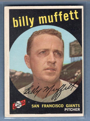 1959 Topps #241 Billy Muffett VG-EX    Set Break A