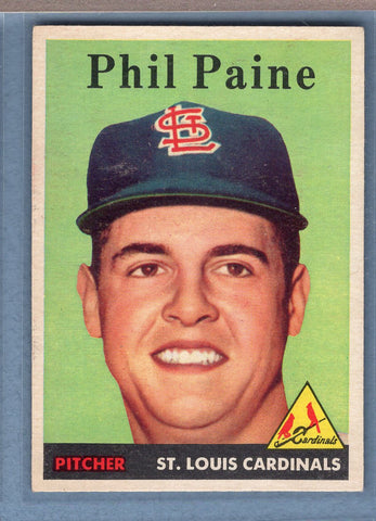 1958 Topps #442 Phil Paine  EX  GO387