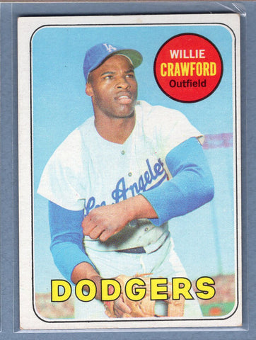 1969 Topps #327 Willie Crawford (a) EX  GO602