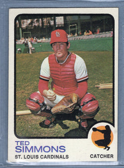 1973 Topps #85 Ted Simmons (HOF)  (h) EX-MT  GO669