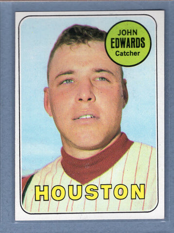 1969 Topps #186 John Edwards (h) EX-MT  GO700