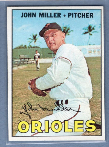 1967 Topps #141 John Miller EX-MT  GO446