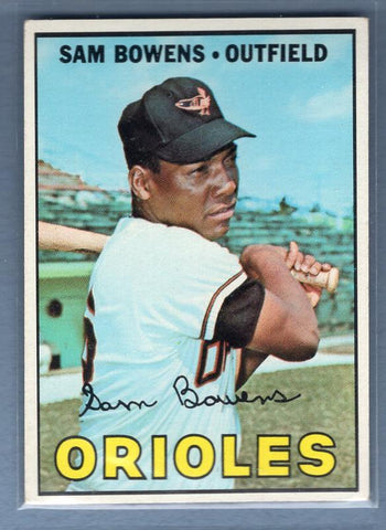 1967 Topps #491 Sam Bowens EX  GO24