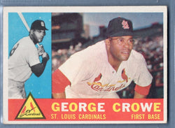 1960 Topps #419 George Crowe VG-EX Set Break 1