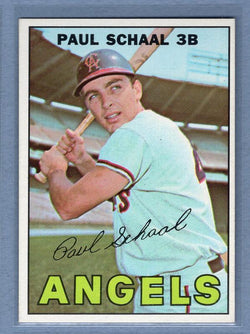 1967 Topps #58 Paul Schaal (Bat Natural Above Name) EX-MT G0416B