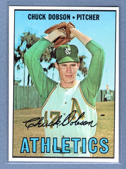 1967 Topps #438 Chuck Dobson EX-MT  GO263