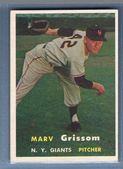 1957 Topps #216 Marv Grissom(1) VG-EX  GO295