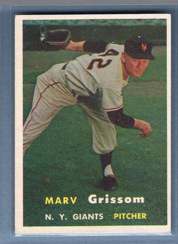 1957 Topps #216 Marv Grissom(1) VG-EX  GO295