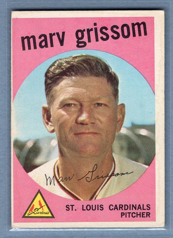 1959 Topps #243 Marv Grissom VG-EX    Set Break A