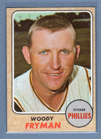 1968 Topps #112 Woody Fryman (b)  EX-MT  GO550