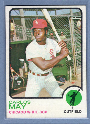 1973 Topps #105 Carlos May  EX-MT  GO501