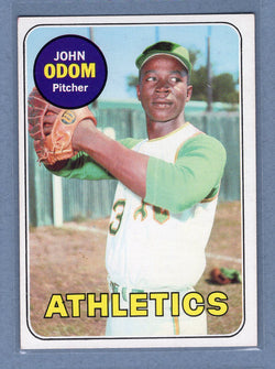 1969 Topps #195 John Odom (a) EX  GO700